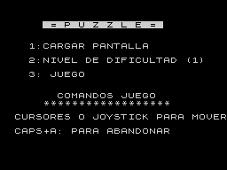 Opening screen