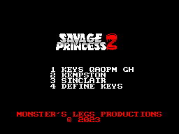 Opening screen