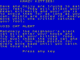Opening screen