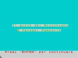 Opening screen