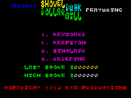 Opening screen