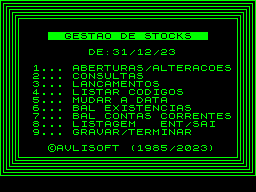 Running screen