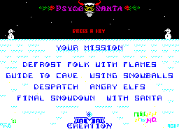 Opening screen