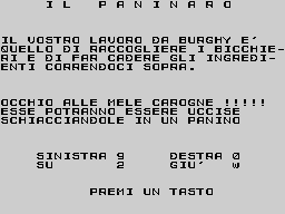 Opening screen