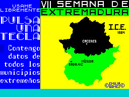 Opening screen