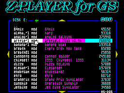 Opening screen
