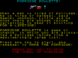 Opening screen