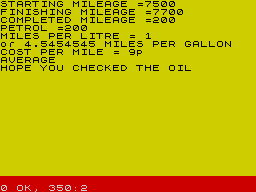Running screen