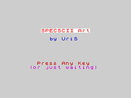 Opening screen