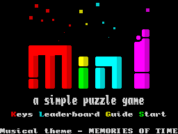 Opening screen
