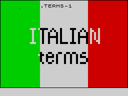Opening screen