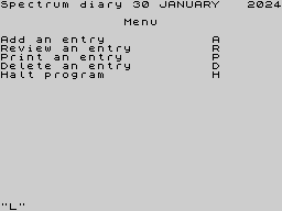 Running screen