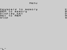 Opening screen