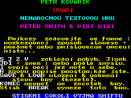 Opening screen