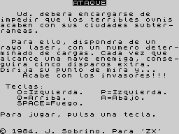 Opening screen
