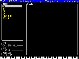 Opening screen
