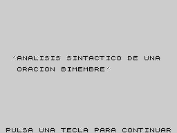 Opening screen