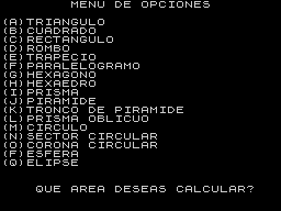 Opening screen