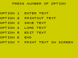 Running screen