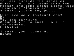 Running screen