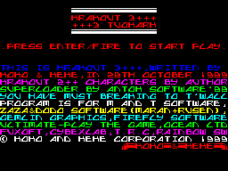 Opening screen