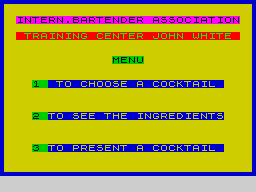 Opening screen
