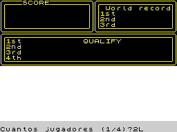 Opening screen