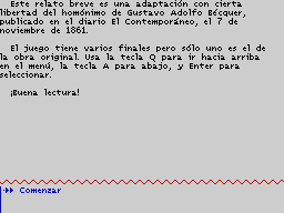 Opening screen