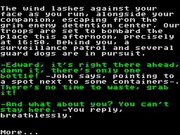 Opening screen