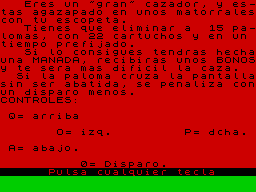 Opening screen