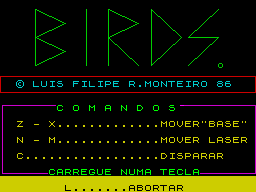 Opening screen