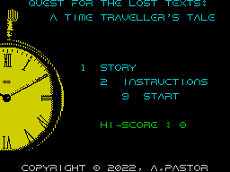 Opening screen