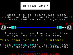 Opening screen