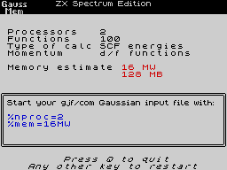 Running screen