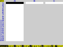 Running screen