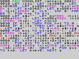 Running screen