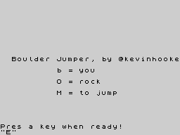 Opening screen