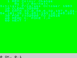 Running screen