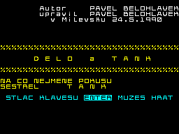 Opening screen