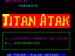 Opening screen