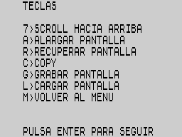 Opening screen