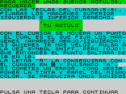 Opening screen