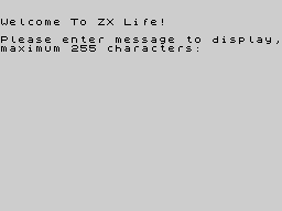 Opening screen