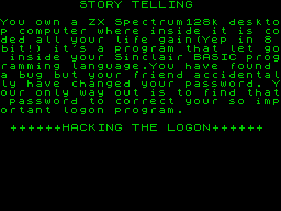 Running screen