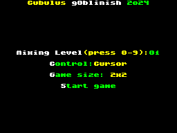 Opening screen
