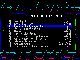 Running screen