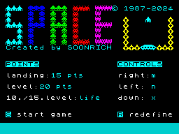 Opening screen