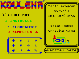 Opening screen