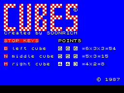 Opening screen