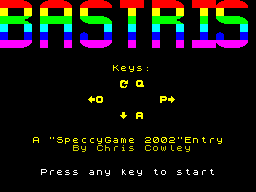 Opening screen